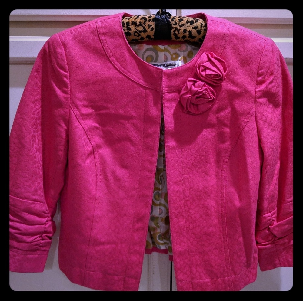 Maggy London Hot Pink Jacket